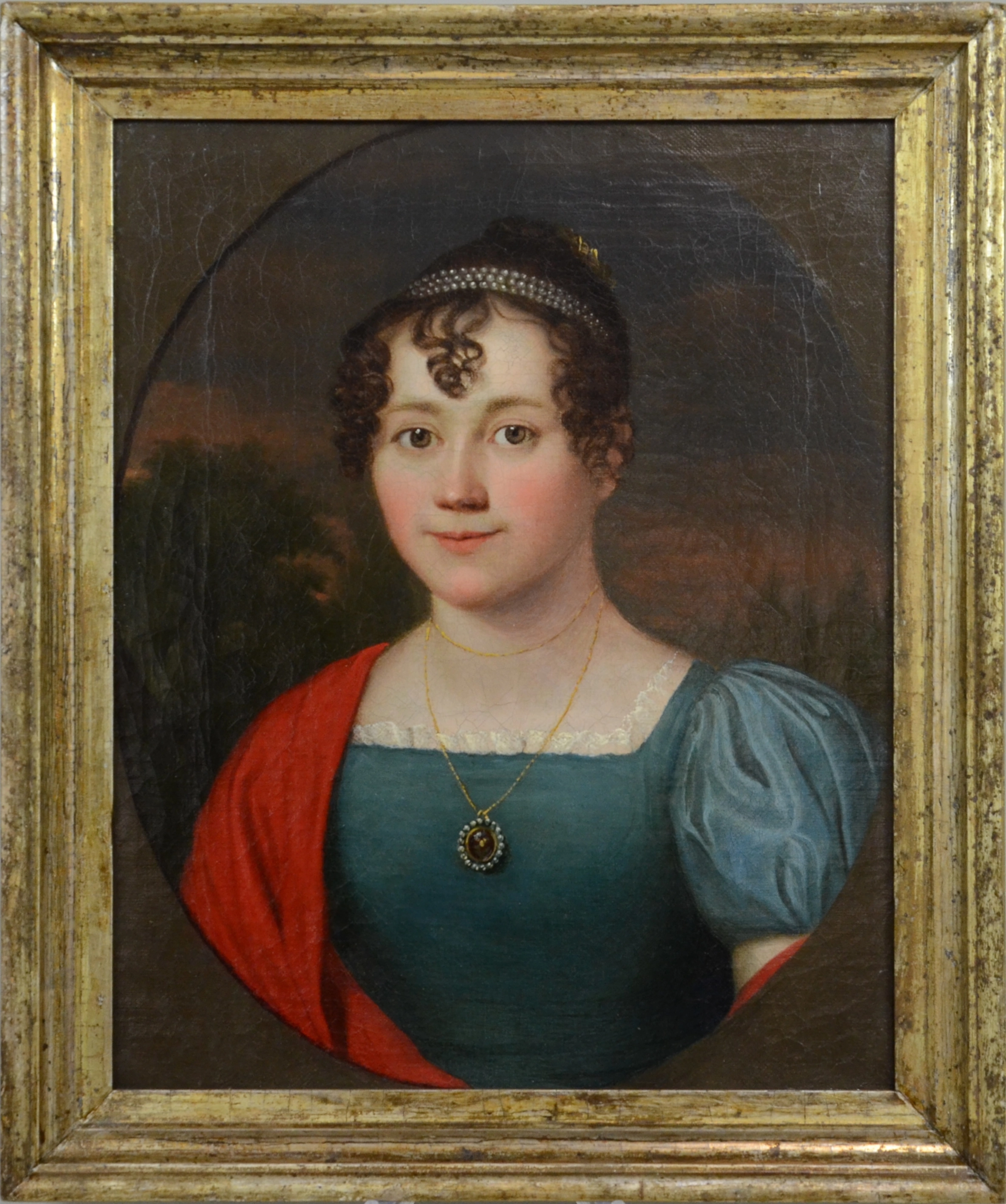 Johann Christoph Rincklake, Bildnis einer jungen Dame, um 1800, © Museum Abtei Liesborn