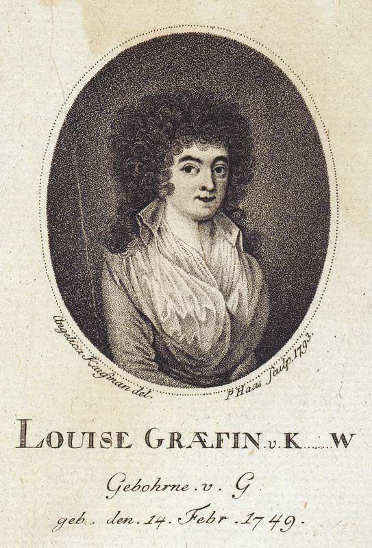 Angelica Kaufman, Porträt Louise von Krockow, 1793