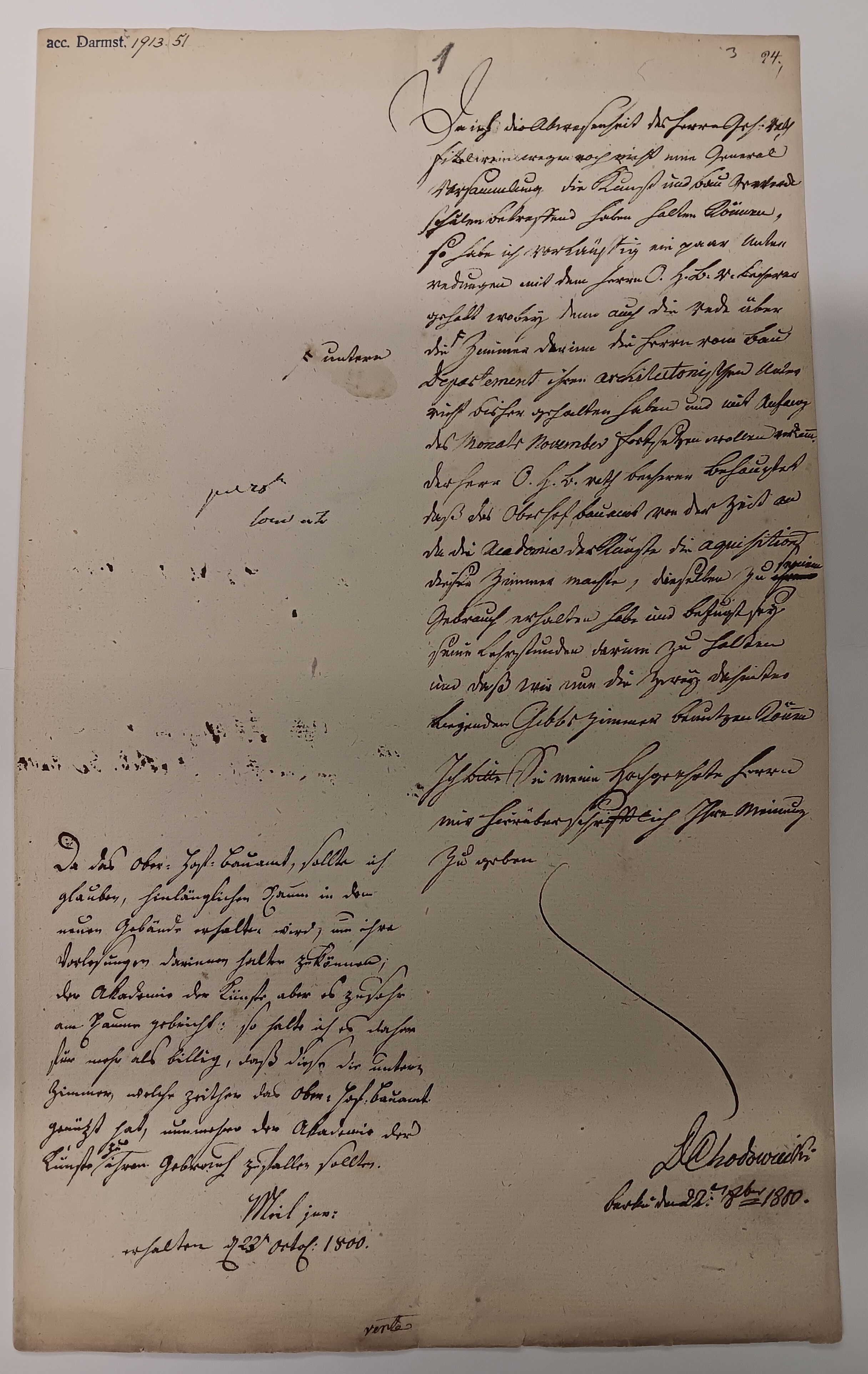 Daniel Chodowiecki, Zirkular, 1767, Sammlung Darmstädter, Staatsbibliothek zu Berlin PK